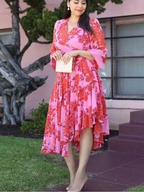 CAbi wrap dress.    Large.
